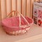 Vintiquewise Wicker Picnic Basket with Drop - Down Handles - Perfect as Gift basket for all Occasions, PK2 QI003055R.2 - alternate 7